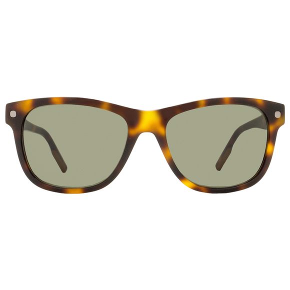 Zegna EZ0196 Rectangular Sunglasses 52N Dark Havana 56mm - Picture 2 of 2